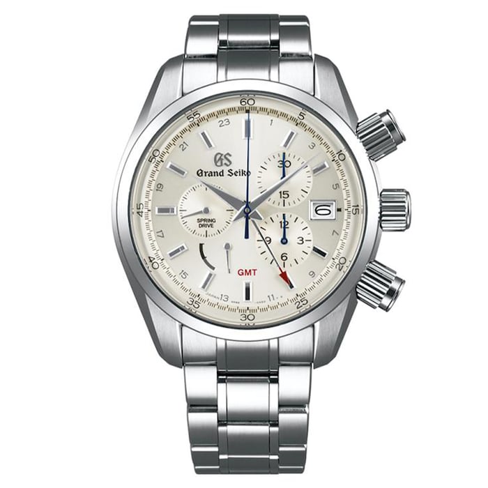 Grand Seiko Sports Champagne Automatic Spring Drive 3-Day Chronograph GMT