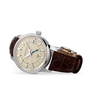 Grand Seiko Elegance Mechanical Automatic 3-Day GMT SBGM221 | Watches Of  Switzerland UK