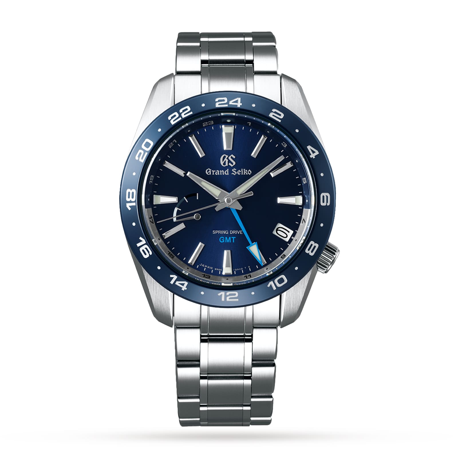 Grand Seiko Sport Blue Automatic Spring Drive 3-Day GMT SBGE255 | Mayors