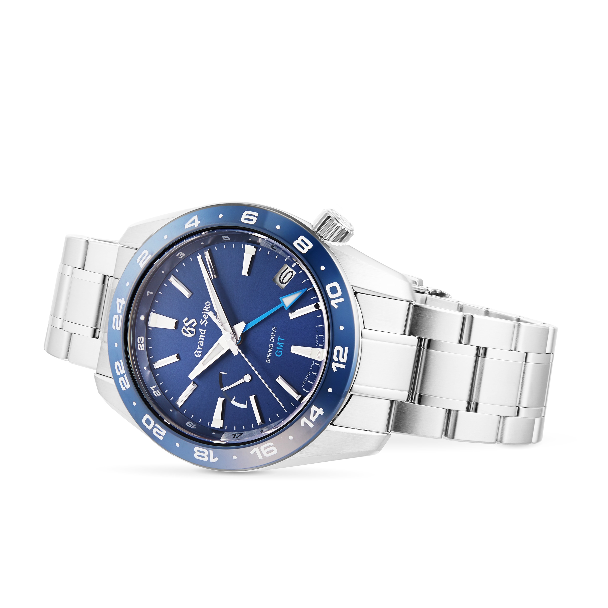 Grand Seiko Sport Blue Automatic Spring Drive 3 Day GMT SBGE255