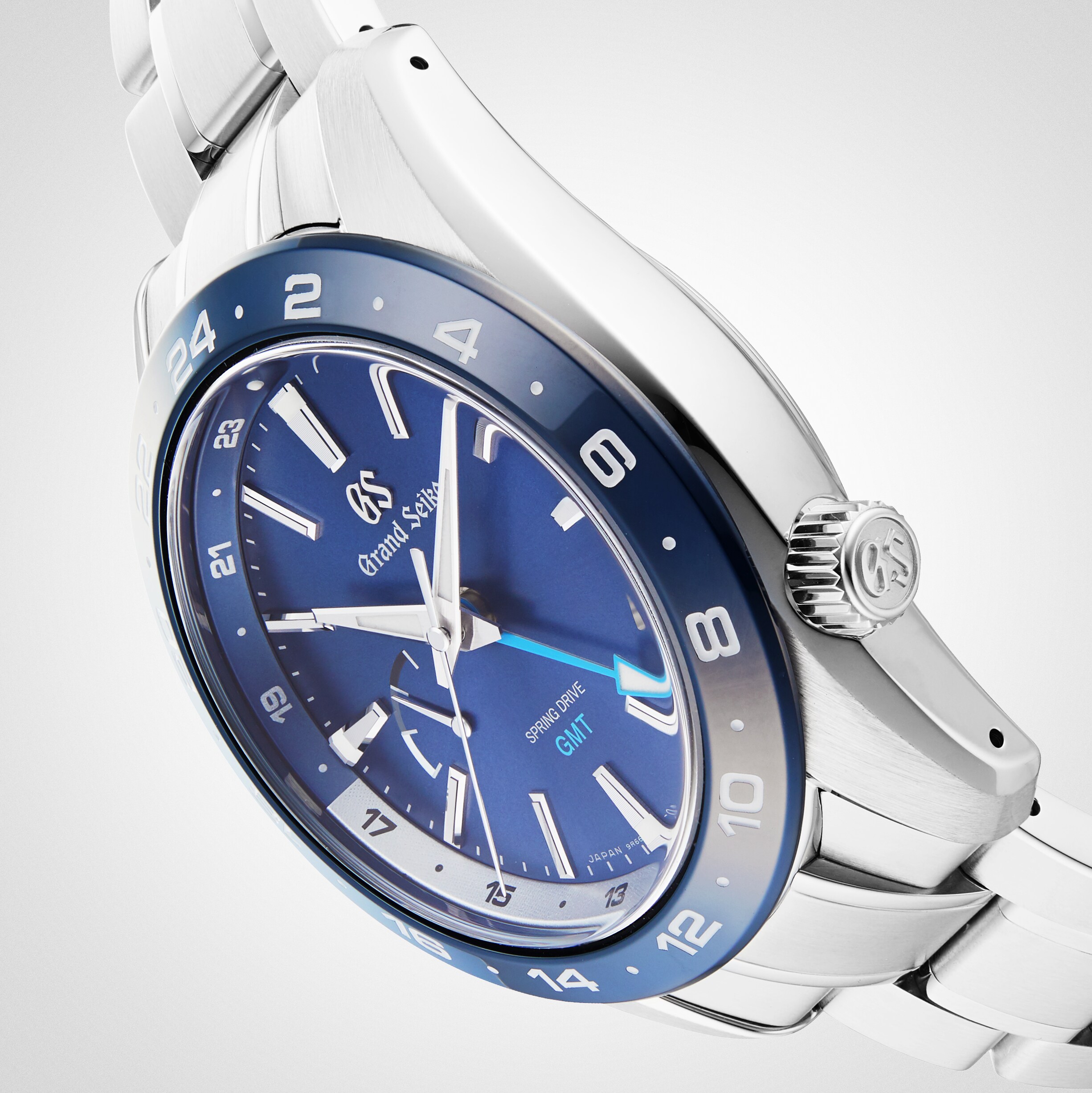 Grand Seiko Sport Blue Automatic Spring Drive 3 Day GMT SBGE255