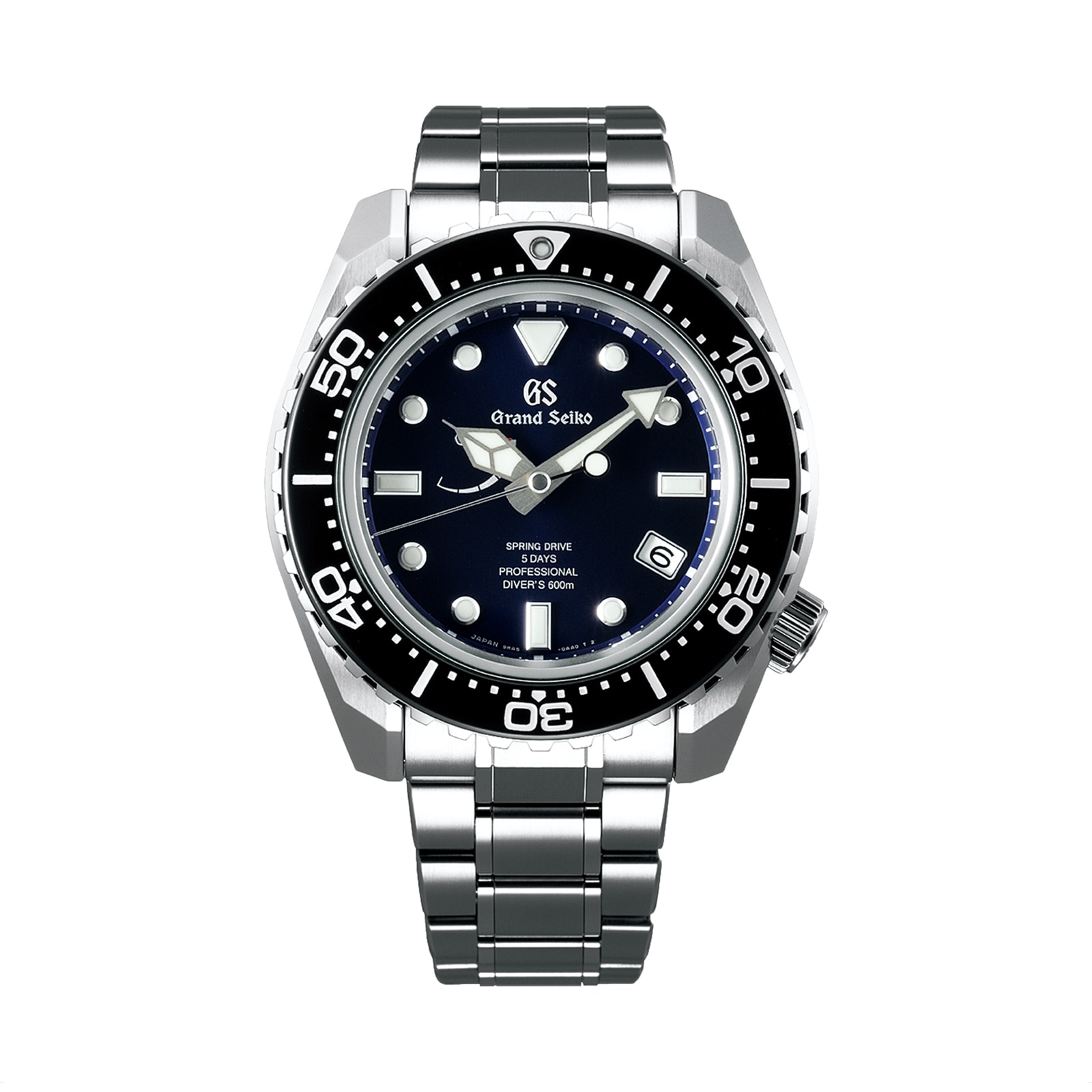 Grand Seiko Sport Spring Drive 47mm Limited Edition Mens Watch Blue Interchangeable Strap