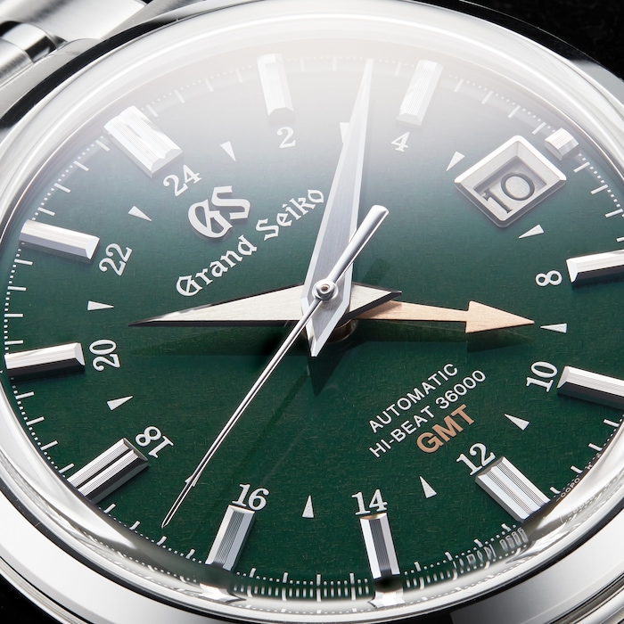 Grand Seiko Elegance Mechanical Seasons: Spring Hi-Beat 36000 GMT