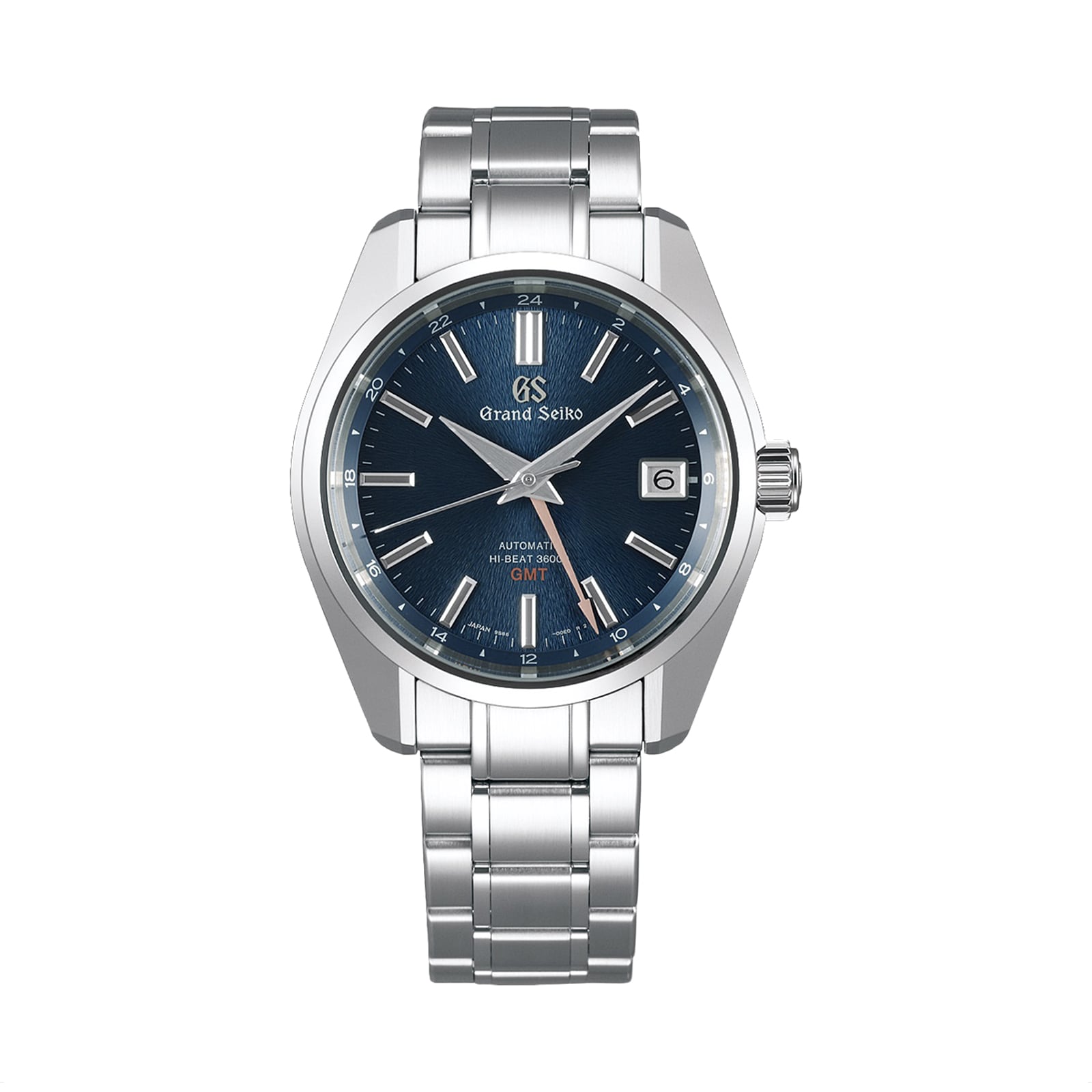 Grand Seiko Heritage Hi-Beat GMT 'Mt. Iwate' 40mm Mens Watch Blue Grand Seiko Heritage Hi-Beat GMT 'Mt. Iwate' 40mm Mens Watch Blue