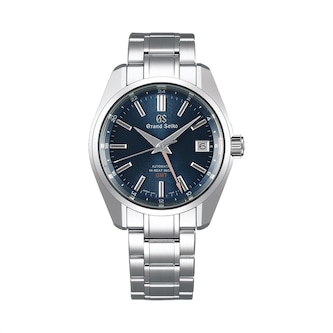Grand Seiko Heritage Hi-Beat GMT 'Mt. Iwate' 40mm Mens Watch Blue