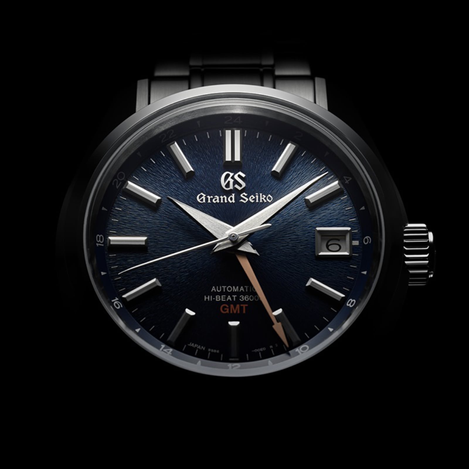 Grand Seiko Heritage Hi-Beat GMT 'Mt. Iwate' 40mm Mens Watch Blue