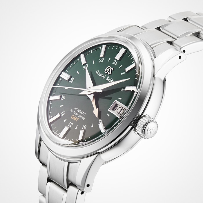 Grand Seiko Elegance Mechanical Seasons: Spring Hi-Beat 36000 GMT