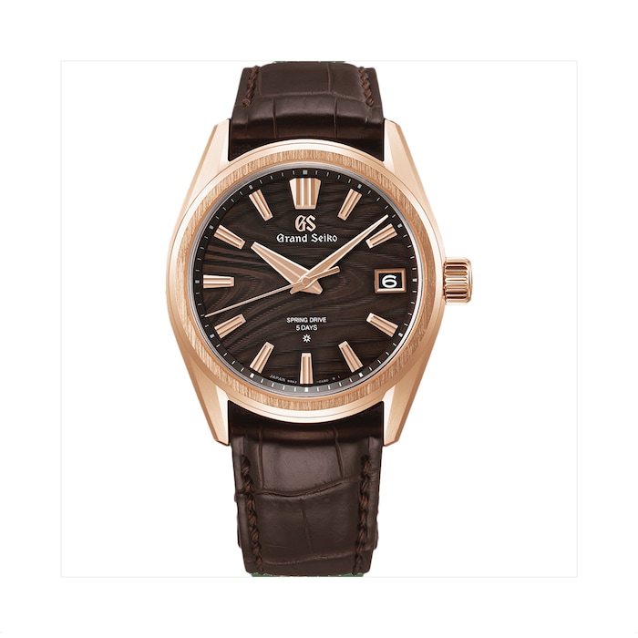 Grand Seiko Evolution 9 Spring Drive 40mm Limited Edition Mens Watch Brown