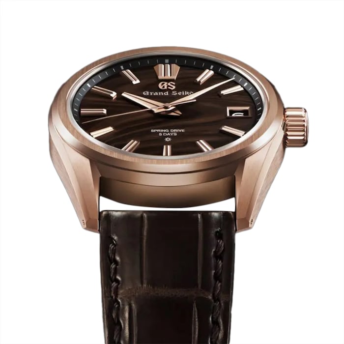 Grand Seiko Evolution 9 Spring Drive 40mm Limited Edition Mens Watch Brown