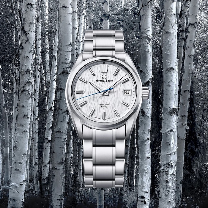 Grand Seiko Evolution 9 Spring Drive 'White Birch' 40mm SLGA009 ...