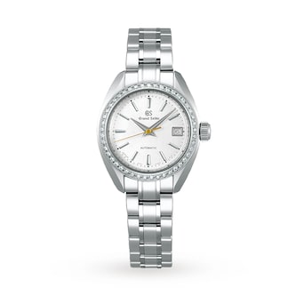 Grand Seiko 'Pearl white linen' Mechanical Automatic 28mm Ladies Watch