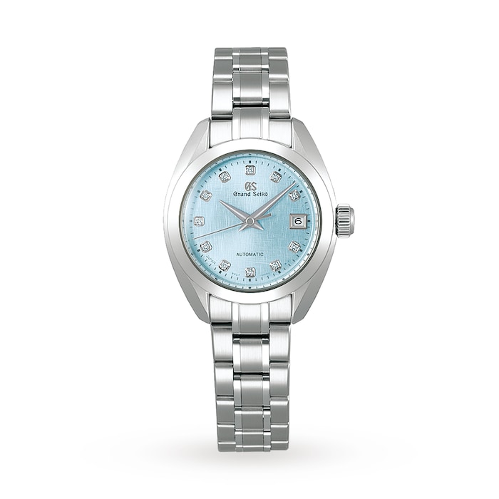 Grand Seiko 'Mizu-Hanada' 'Blue linen' Mechanical Automatic 28mm Ladies Watch