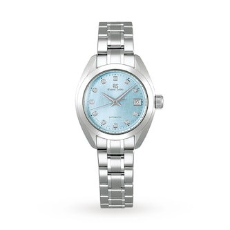 Grand Seiko 'Mizu-Hanada' 'Blue linen' Mechanical Automatic 28mm Ladies Watch Grand Seiko 'Mizu-Hanada' 'Blue linen' Mechanical Automatic 28mm Ladies Watch