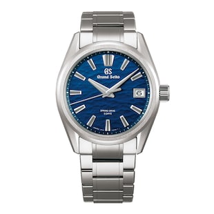 Grand Seiko 'Suwa Lake' Titanium Spring Drive 40mm Mens Watch