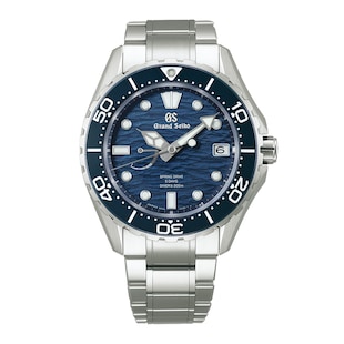 Grand Seiko 'Ushio Blue' Spring Drive Diver's Watch 43.8mm Mens Watch