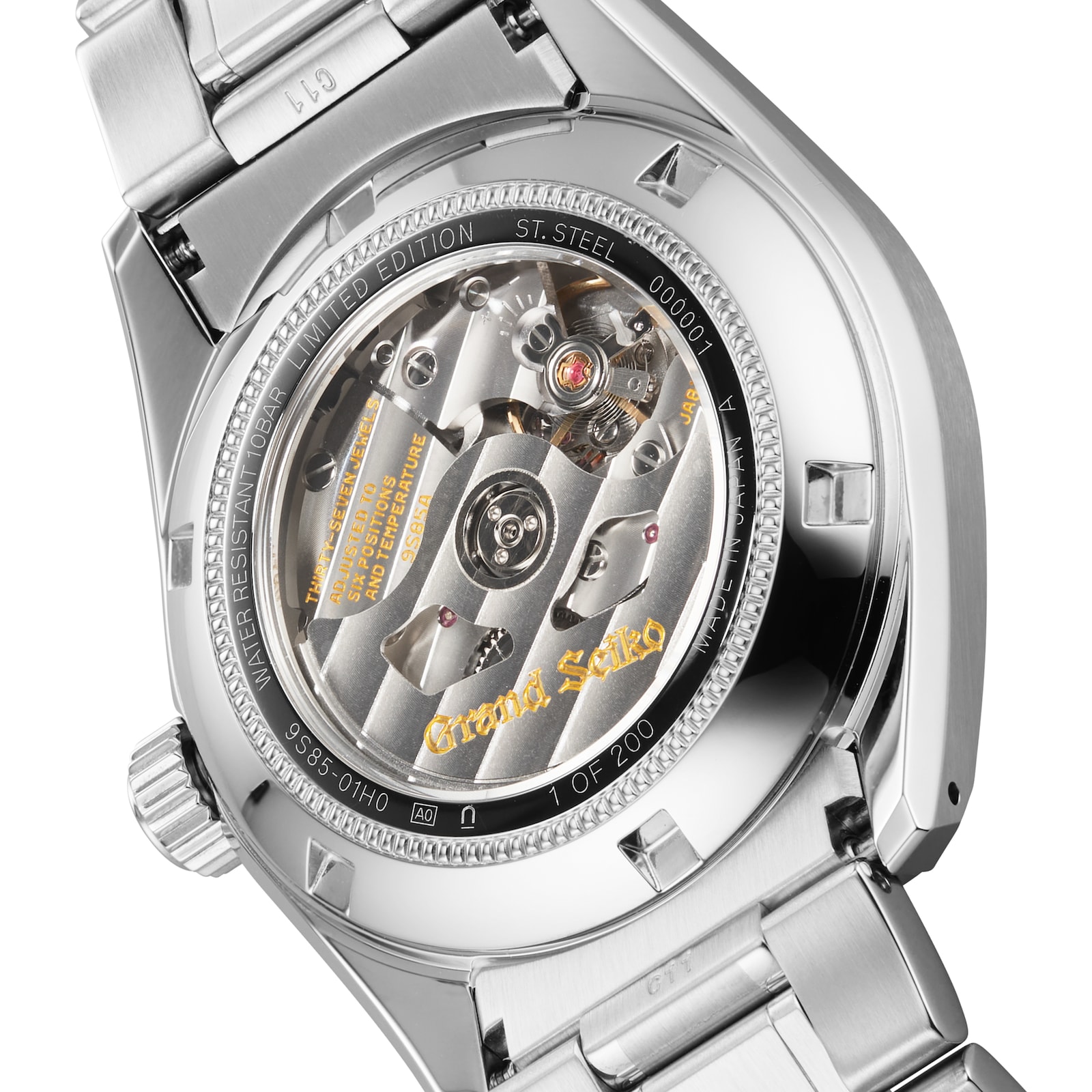 Grand Seiko Heritage 40mm Limited Edition Mens Watch Purple
