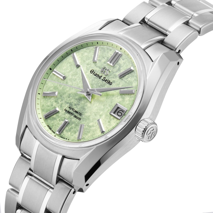 Grand Seiko Heritage 38mm Mens Watch Green