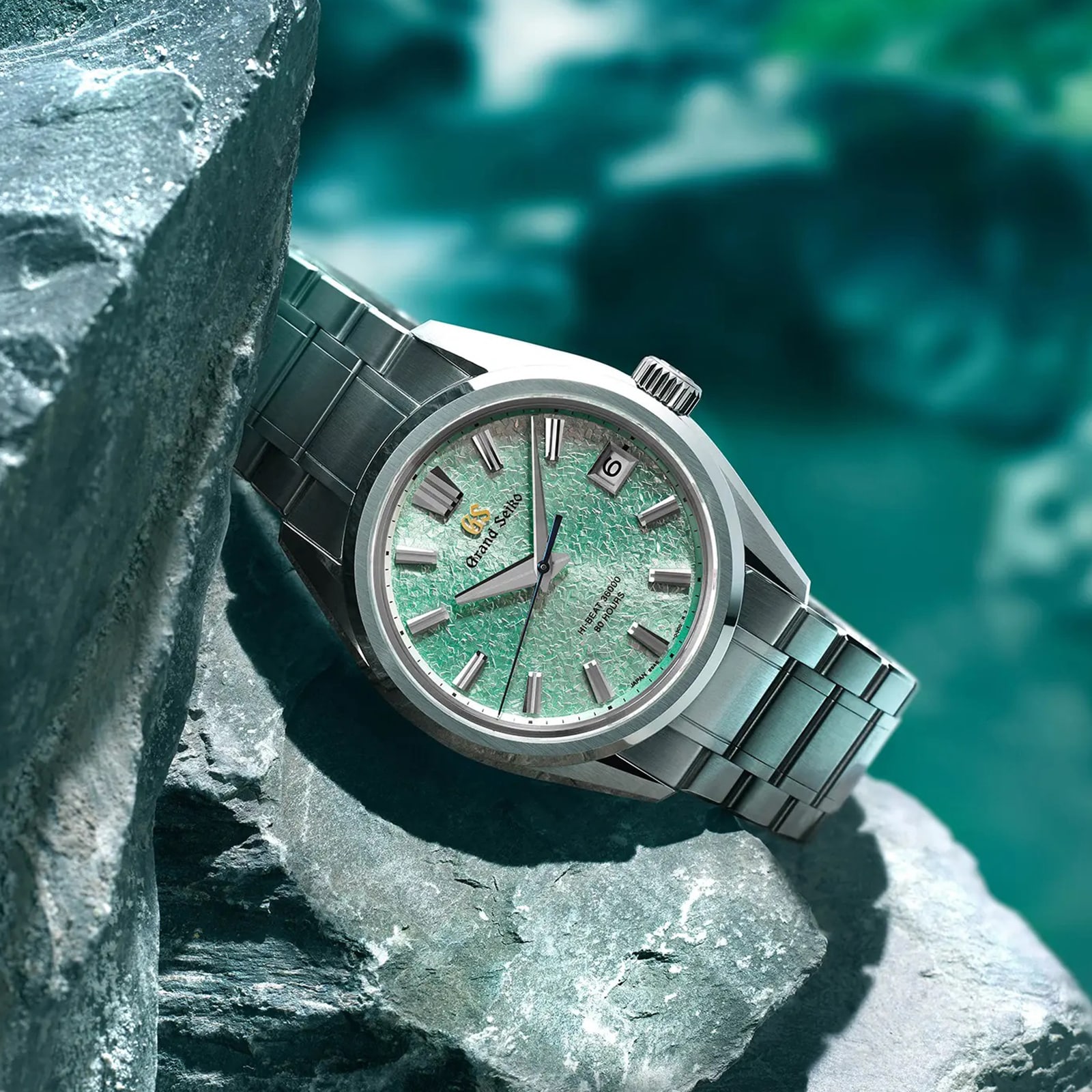 Grand Seiko Genbi Valley' Hi-Beat Limited Edition 40mm Mens Watch Green