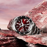 Grand Seiko Hotaka Peaks' Morning Glow Sports Spring Drive GMT Limited Edition 40.5mm Mens Watch Red