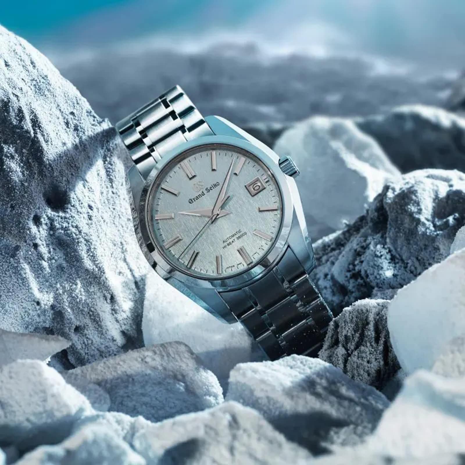 Grand Seiko 'Icefall' Hi-Beat 1998 Revival 40mm Mens Watch Grand Seiko 'Icefall' Hi-Beat 1998 Revival 40mm Mens Watch
