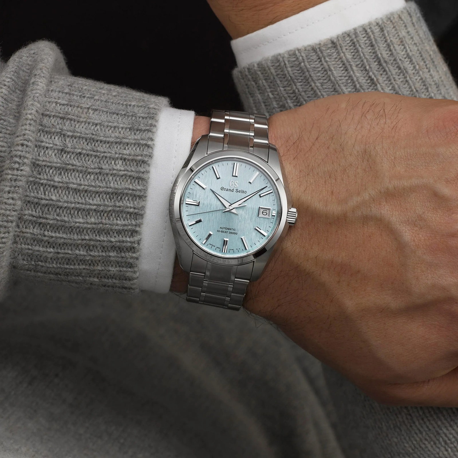 Grand Seiko 'Icefall' Hi-Beat 1998 Revival 40mm Mens Watch Grand Seiko 'Icefall' Hi-Beat 1998 Revival 40mm Mens Watch