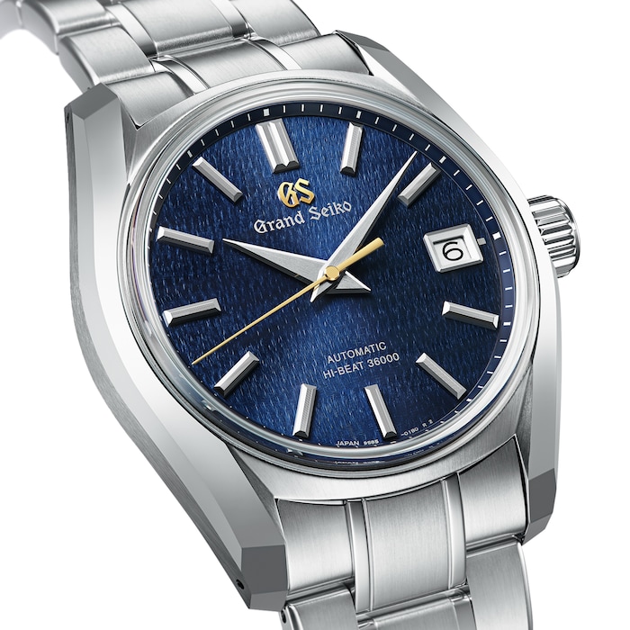 Grand Seiko Heritage Collection Shūbun 40mm Hi-Beat Mens Watch Blue