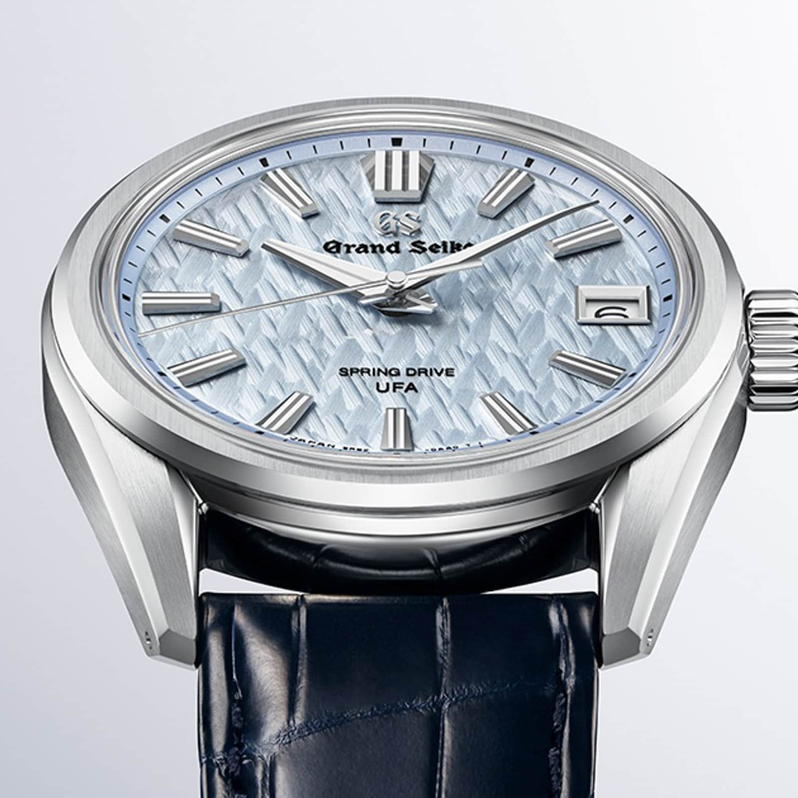 Grand Seiko Evolution 9 Spring Drive U.F.A Limited Edition 37mm Mens Watch Blue