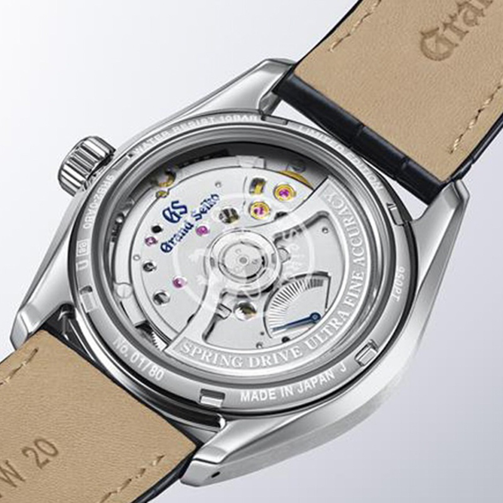 Grand Seiko Evolution 9 Spring Drive U.F.A Limited Edition 37mm Mens Watch Blue