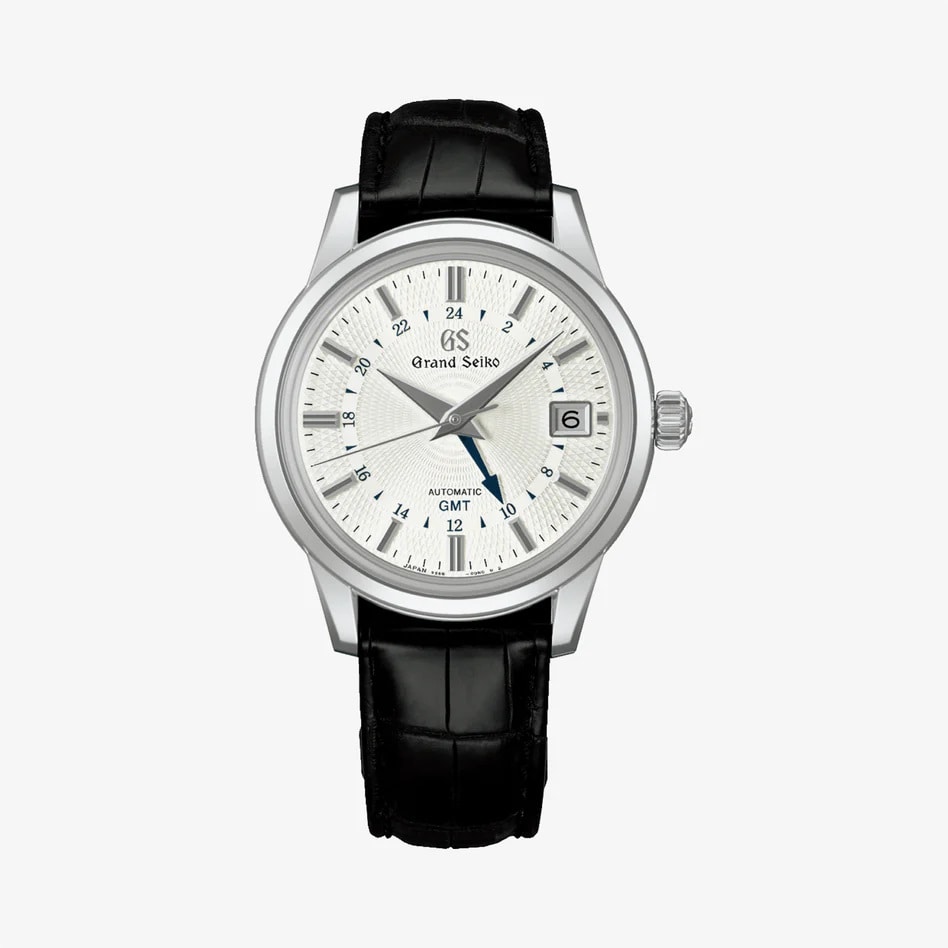 Grand Seiko Automatic GMT Snowdrop 39.5mm Mens Watch White Grand Seiko Automatic GMT Snowdrop 39.5mm Mens Watch White