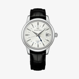 Grand Seiko Automatic GMT Snowdrop 39.5mm Mens Watch White