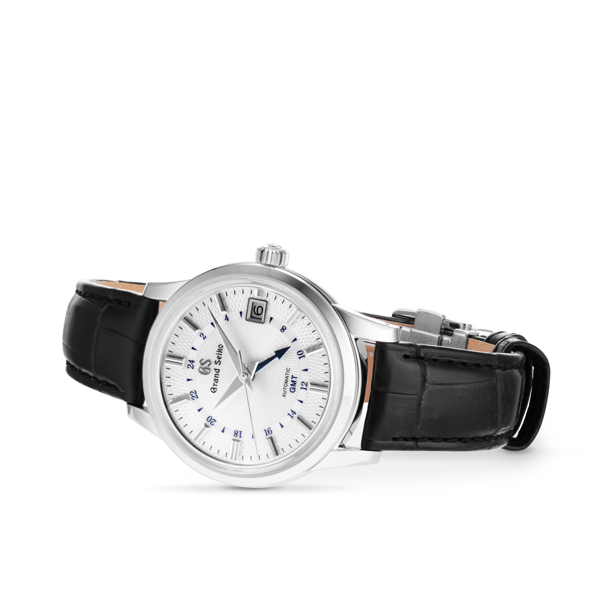 Grand Seiko Automatic GMT Snowdrop 39.5mm Mens Watch White