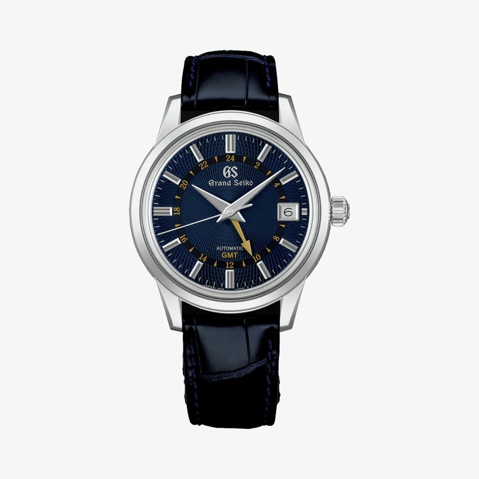 Grand Seiko Automatic GMT Moondrop 39.5mm Mens Watch Blue Grand Seiko Automatic GMT Moondrop 39.5mm Mens Watch Blue