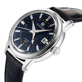 Grand Seiko Automatic GMT Moondrop 39.5mm Mens Watch Blue