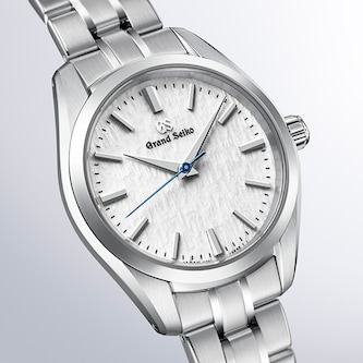 Grand Seiko Heritage 'Snowflake' 33mm Ladies Watch White