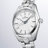 Grand Seiko Heritage 'Snowflake' 33mm Ladies Watch White