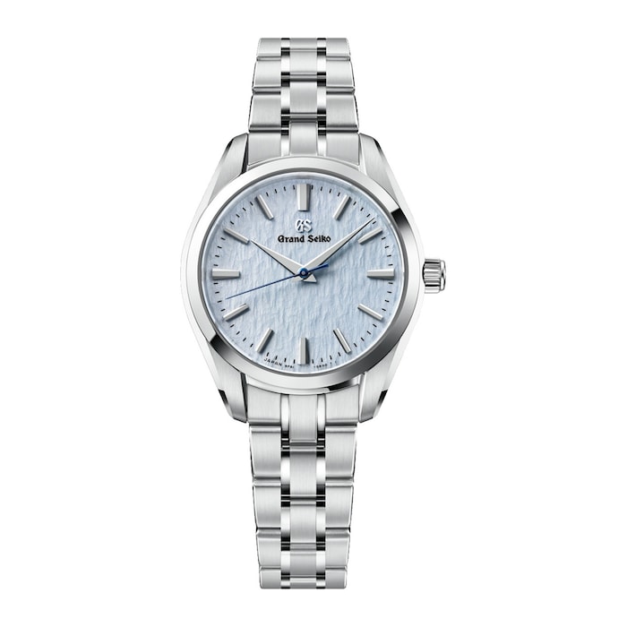 Grand Seiko Heritage 'Skyflake' 33mm Ladies Watch Blue