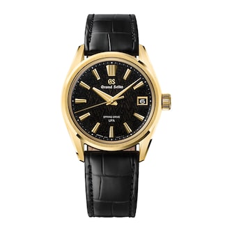 Grand Seiko Evolution 9 Spring Drive UFA  37mm Limited Edition Mens Watch Black
