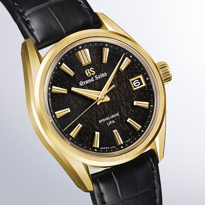 Grand Seiko Evolution 9 Spring Drive UFA  37mm Limited Edition Mens Watch Black