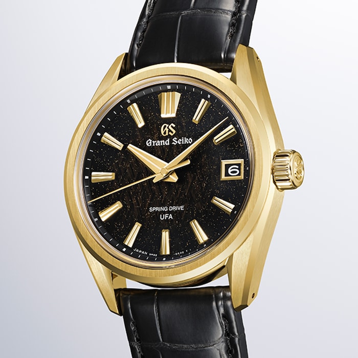 Grand Seiko Evolution 9 Spring Drive UFA  37mm Limited Edition Mens Watch Black