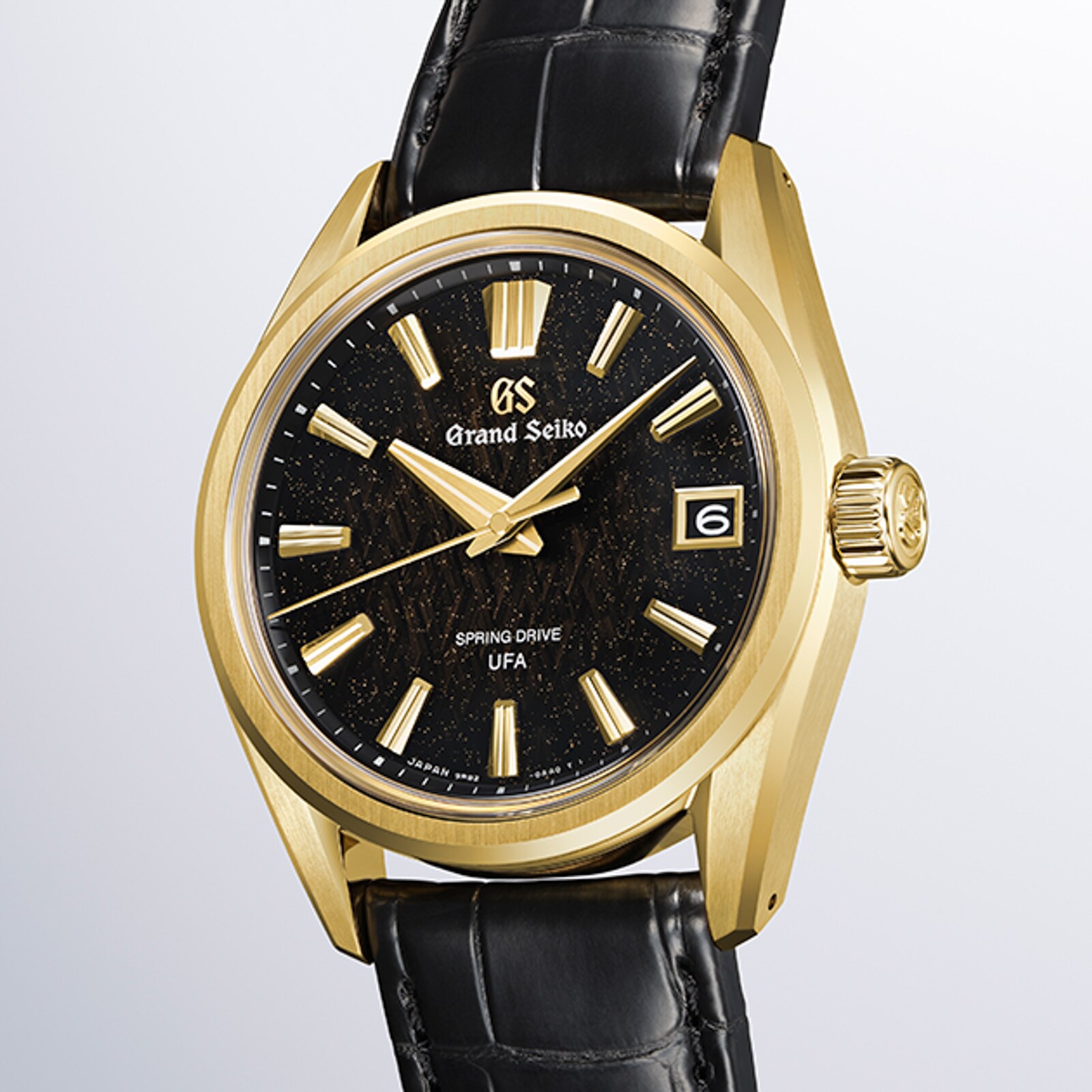 Grand Seiko Evolution 9 Spring Drive UFA  37mm Limited Edition Mens Watch Black