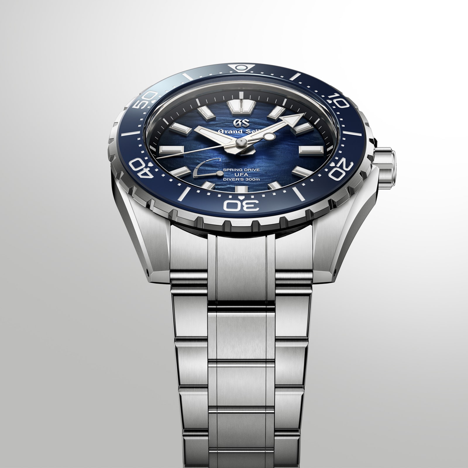 Grand Seiko Evolution 9 Spring Drive U.F.A Ushio 300 Diver 40.8mm Mens Watch Blue Grand Seiko Evolution 9 Spring Drive U.F.A Ushio 300 Diver 40.8mm Mens Watch Blue