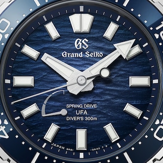 Grand Seiko Evolution 9 Spring Drive U.F.A Ushio 300 Diver 40.8mm Mens Watch Blue