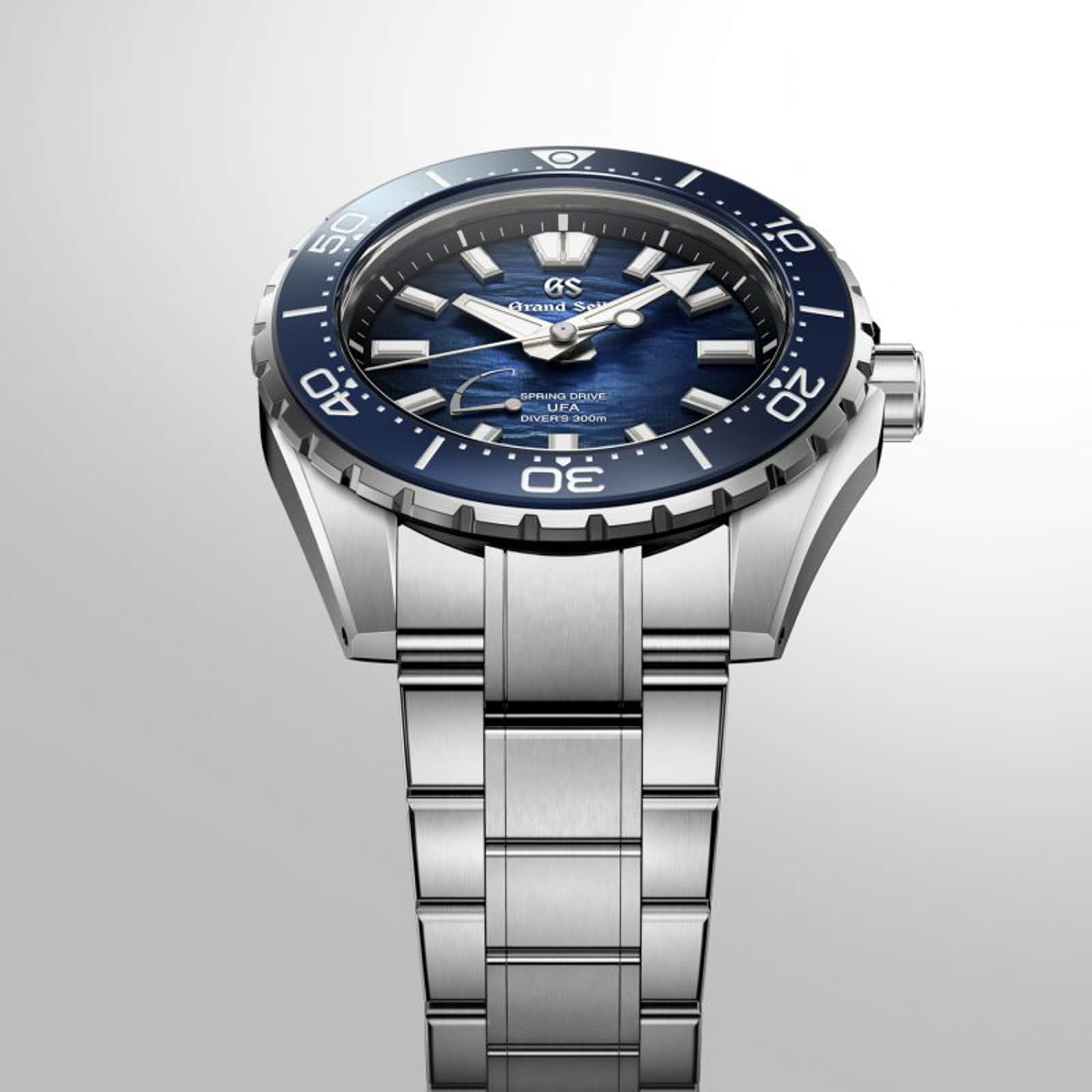grand seiko 9F83A ブームメントです。 Grand Seiko Evolution 9 Spring Drive U.F.A Ushio 300 Diver 40.8mm
