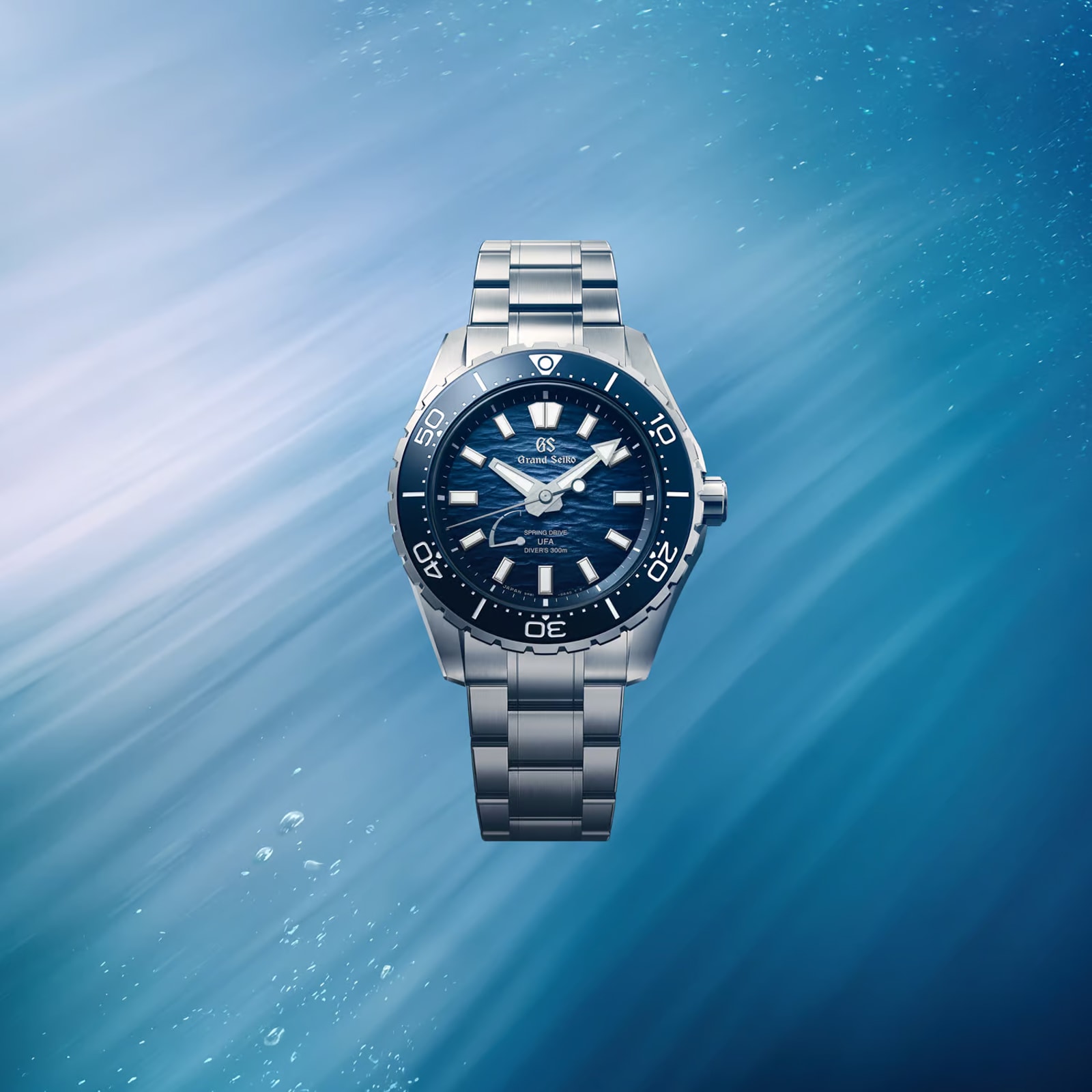 grand seiko 9F83A ブームメントです。 Grand Seiko Evolution 9 Spring Drive U.F.A Ushio 300 Diver 40.8mm