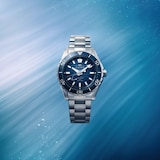 Grand Seiko Evolution 9 Spring Drive U.F.A Ushio 300 Diver 40.8mm Mens Watch Blue