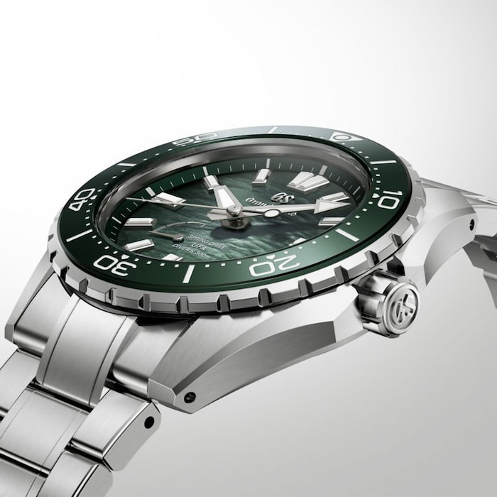 Grand Seiko Evolution 9 Spring Drive U.F.A Ushio 300 Diver 40.8mm Mens Watch Green