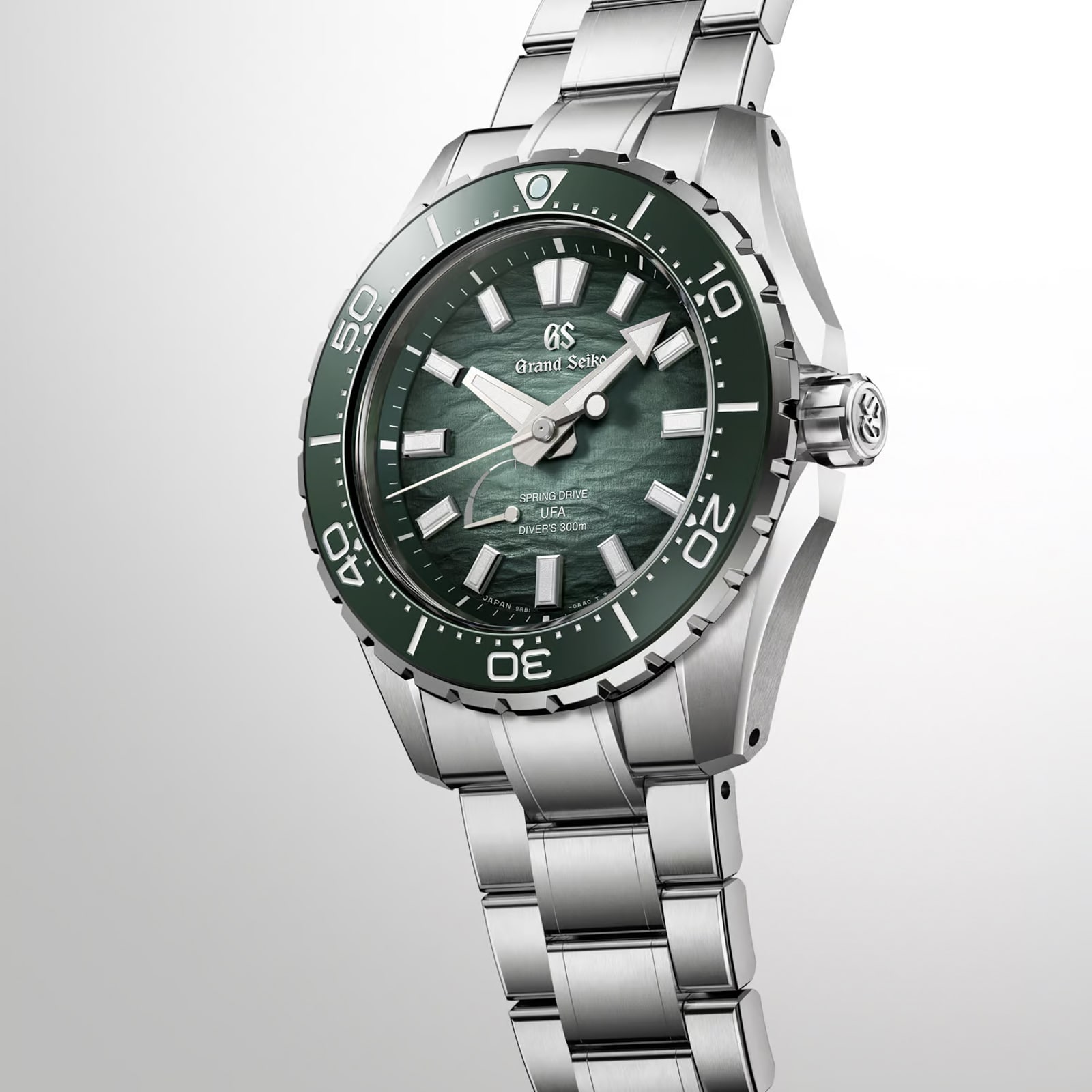 Grand Seiko Evolution 9 Spring Drive U.F.A Ushio 300 Diver 40.8mm Mens Watch Green Grand Seiko Evolution 9 Spring Drive U.F.A Ushio 300 Diver 40.8mm Mens Watch Green