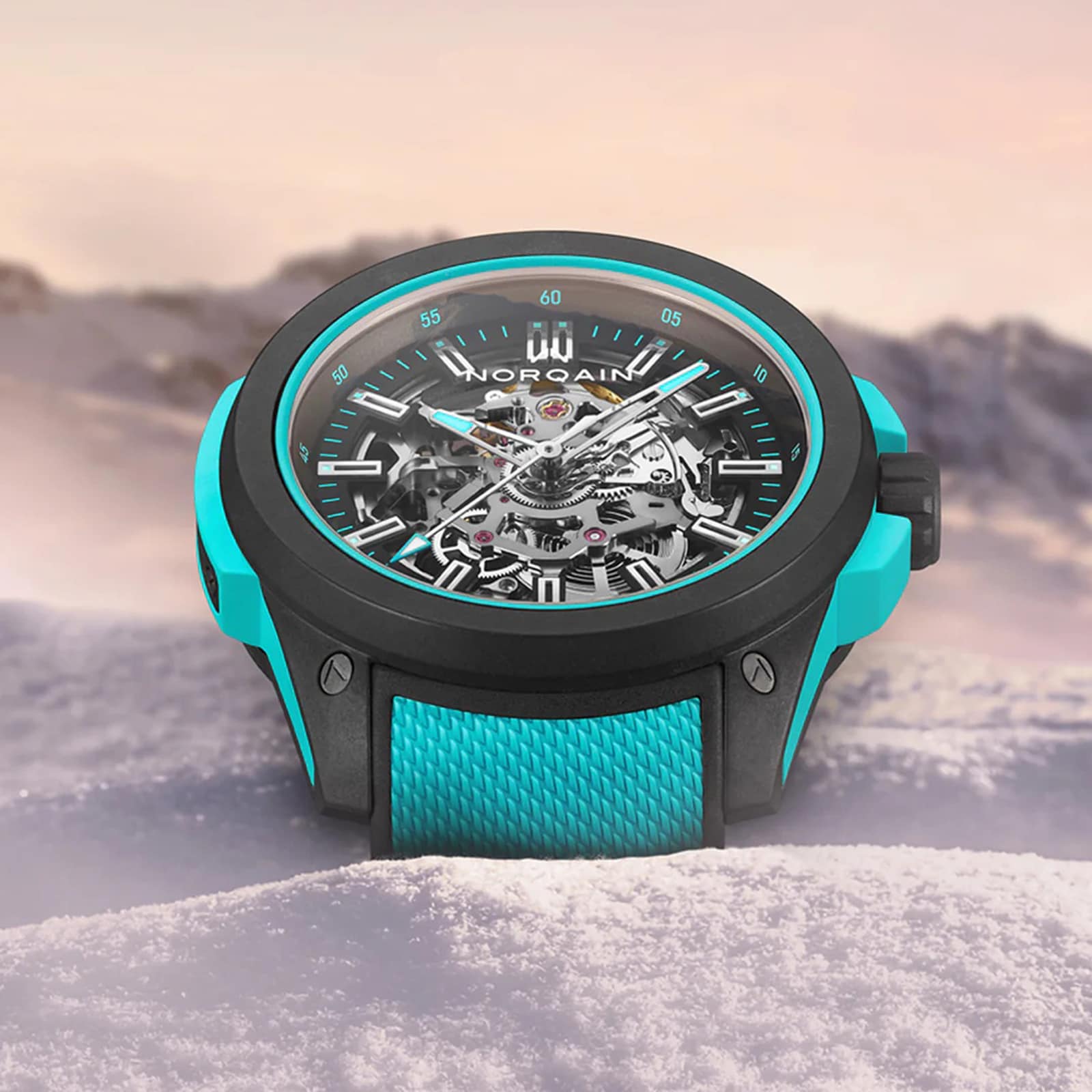 Norqain Wild One Skeleton 42mm Turquoise