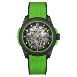 18430054 - Wild One Skeleton 42mm Green