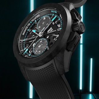 NORQAIN Wild ONE Skeleton Chrono Black 42mm